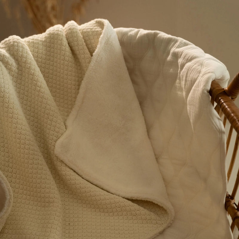 Little Dutch - Blanket - Pure Soft White - Swanky Boutique Malta 