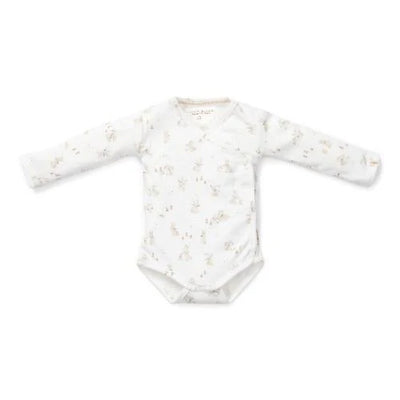 Little Dutch - Bodysuit Wrap Long Sleeves, Baby Bunny - Swanky Boutqiue Malta