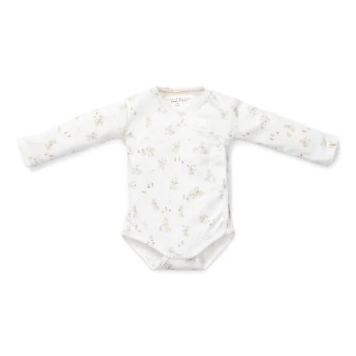 Little Dutch - Bodysuit Wrap Long Sleeves, Baby Bunny - Swanky Boutqiue Malta