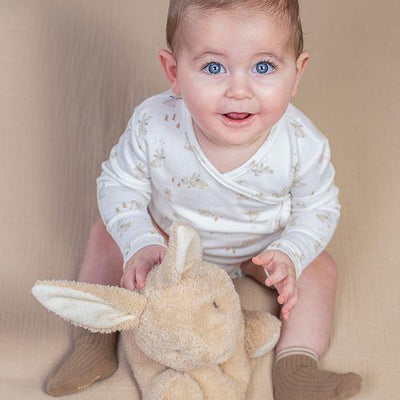 Little Dutch - Bodysuit Wrap Long Sleeves, Baby Bunny - Swanky Boutqiue Malta