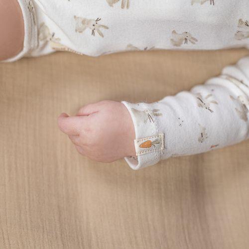 Little Dutch - Bodysuit Wrap Long Sleeves, Baby Bunny - Swanky Boutqiue Malta
