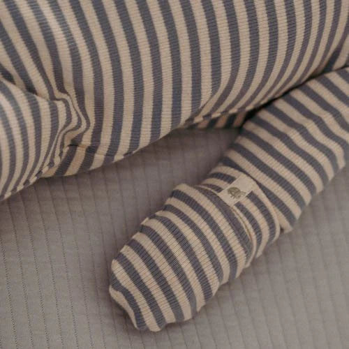 Little Dutch - Bodysuit, One-Piece Suit, Stone Blue Stripe - Forest Friends - Swanky Boutique Malta