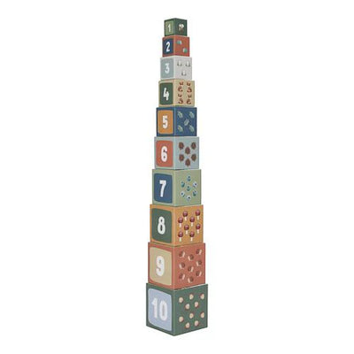 Little Dutch - Building Blocks, Cardboard - Forest Friends - Swanky Boutique Malta