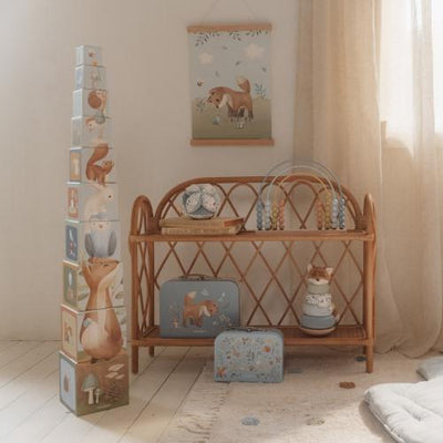 Little Dutch - Building Blocks, Cardboard - Forest Friends - Swanky Boutique Malta