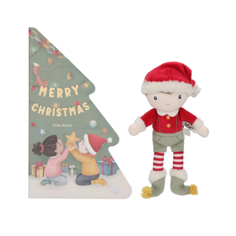 Little Dutch - Christmas Book with Jim Plush - Gift set - Swanky Boutique Malta