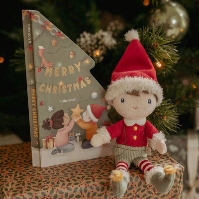 Little Dutch - Christmas Book with Jim Plush - Gift set - Swanky Boutique Malta