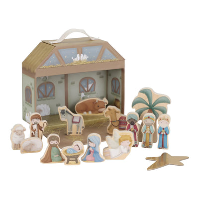 Little Dutch - Christmas Manger - Nativity Scene Play Box (New Version) - Swanky Boutique Malta 