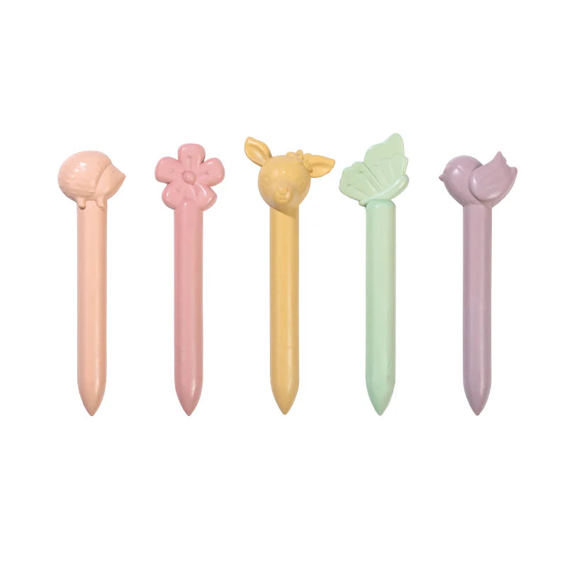 Little Dutch - Crayons - Fairy Garden (5 Pack) - Swanky Boutique Malta 