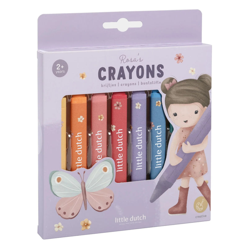 Little Dutch - Crayons - Rosa and Friends - Swanky Boutique Malta