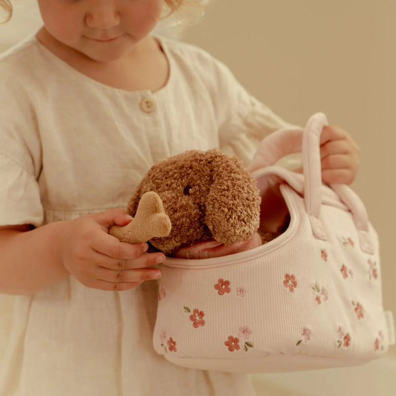 Little Dutch - Cuddle Dog, Jackie in Bag - Swanky Boutique Malta 