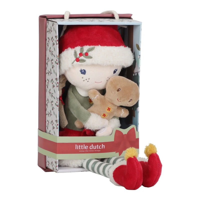 Little Dutch - Cuddle Doll Christmas Rosa - 35cm - Swanky Boutique Malta 