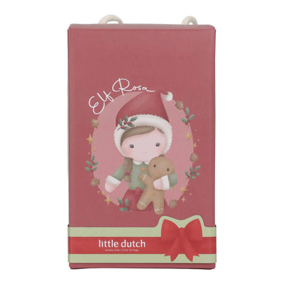 Little Dutch - Cuddle Doll Christmas Rosa - 35cm - Swanky Boutique Malta 
