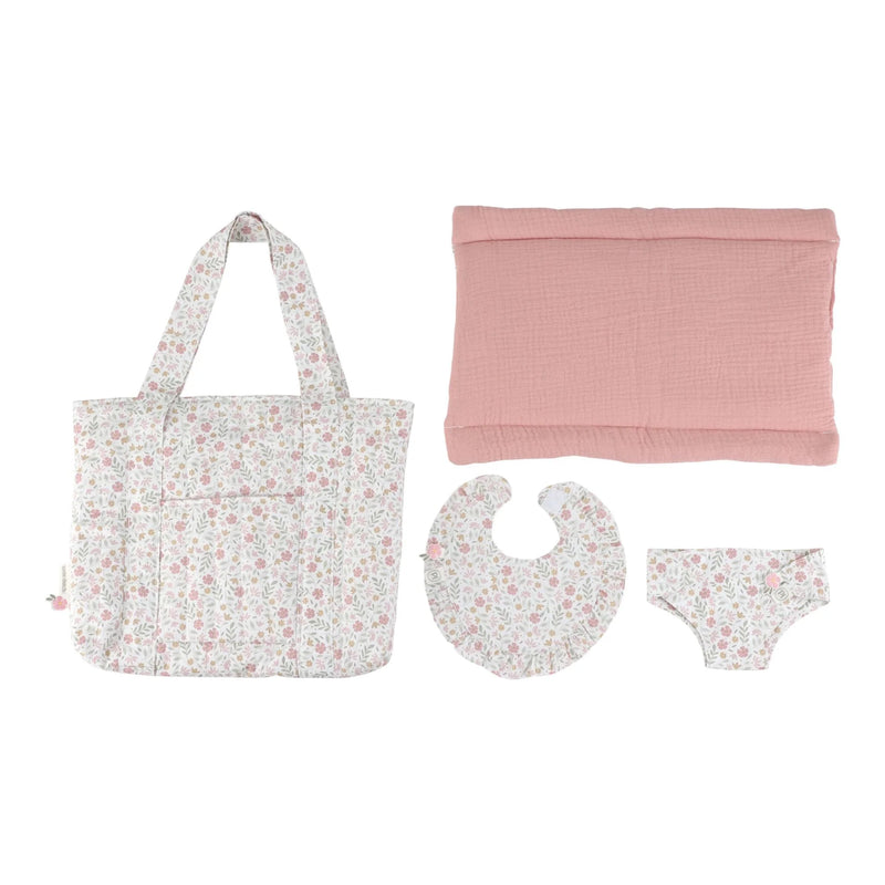 Little Dutch - Doll Diaper Bag - Soft Flowers - Swanky Boutique Malta