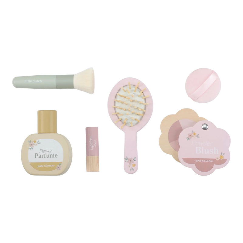 Little Dutch - Dressing Table with Stool & Accessories  – Pink - Swanky Boutique Malta