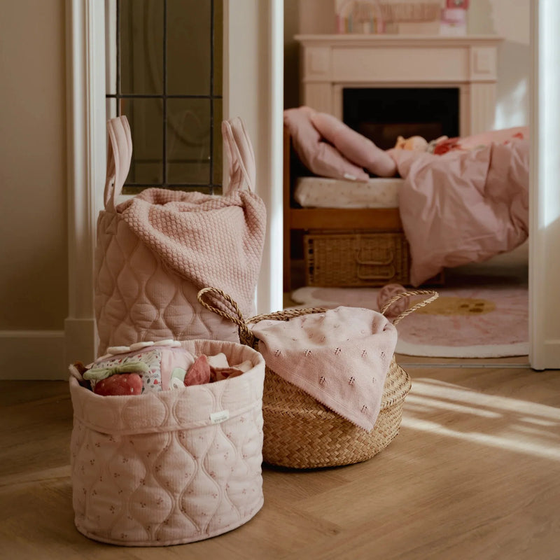 Little Dutch - Knitted Blanket - Pure Blossom Pink - Swanky Boutique Malta 