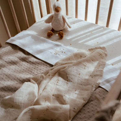 Little Dutch - Knitted Blanket - Pure Soft Beige - Swanky Boutique Malta 