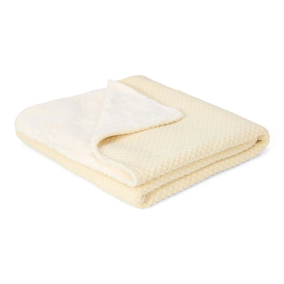 Little Dutch - Knitted Blanket - Pure Soft White - Swanky Boutique Malta 