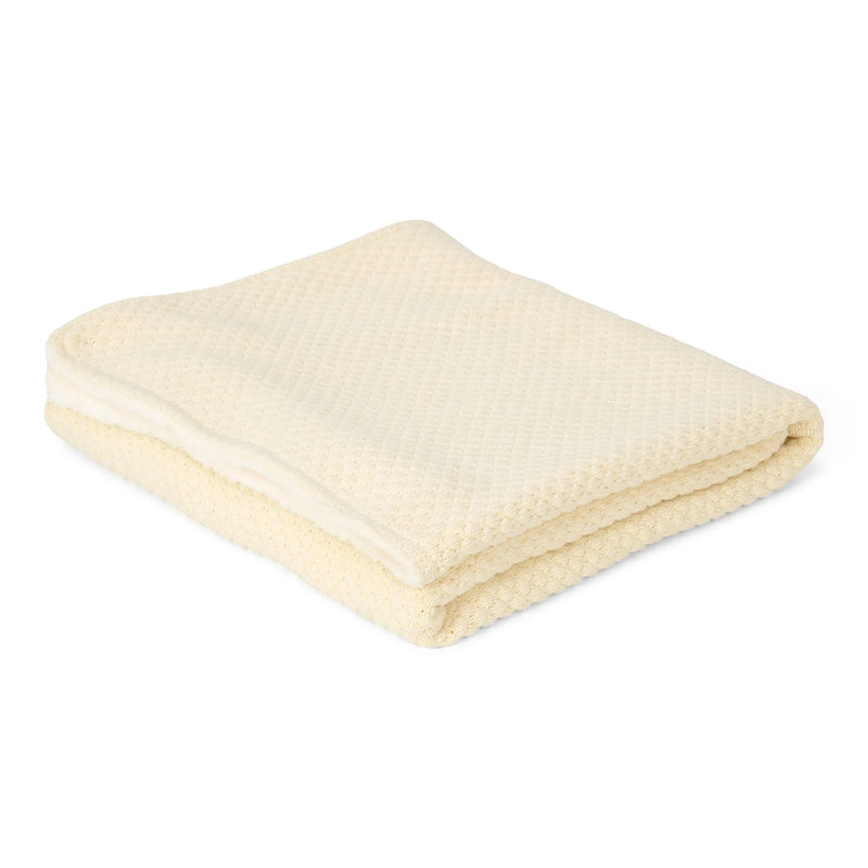 Little Dutch - Knitted Blanket - Pure Soft White - Swanky Boutique Malta 