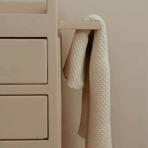 Little Dutch - Knitted Blanket - Soft White - Swanky Boutique Malta