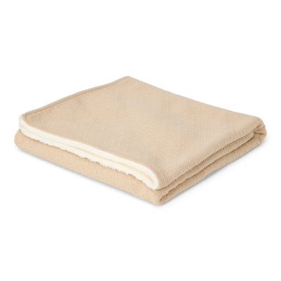 Little Dutch - Knitted Fleece Blanket - Pure Soft Beige - Swanky Boutique Malta 