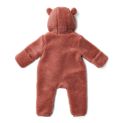 Little Dutch - One-Piece Suit Teddy Ears, Teddy Fabric - Pink Blush - Swanky Boutique Malta