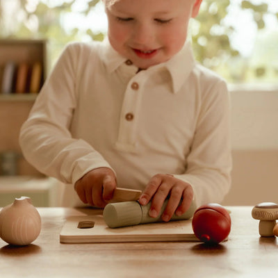 Little Dutch - Play Food, Cutting Vegetables incl Board (New Version) - Swanky Boutique Malta