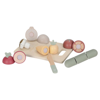 Little Dutch - Play Food, Cutting Vegetables incl Board (New Version) - Swanky Boutique Malta