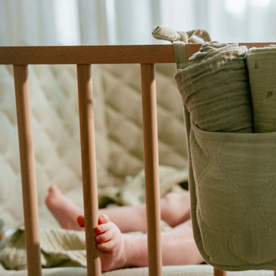 Little Dutch - Playpen Bumper Pure Sage, Green - Swanky Boutique Malta 