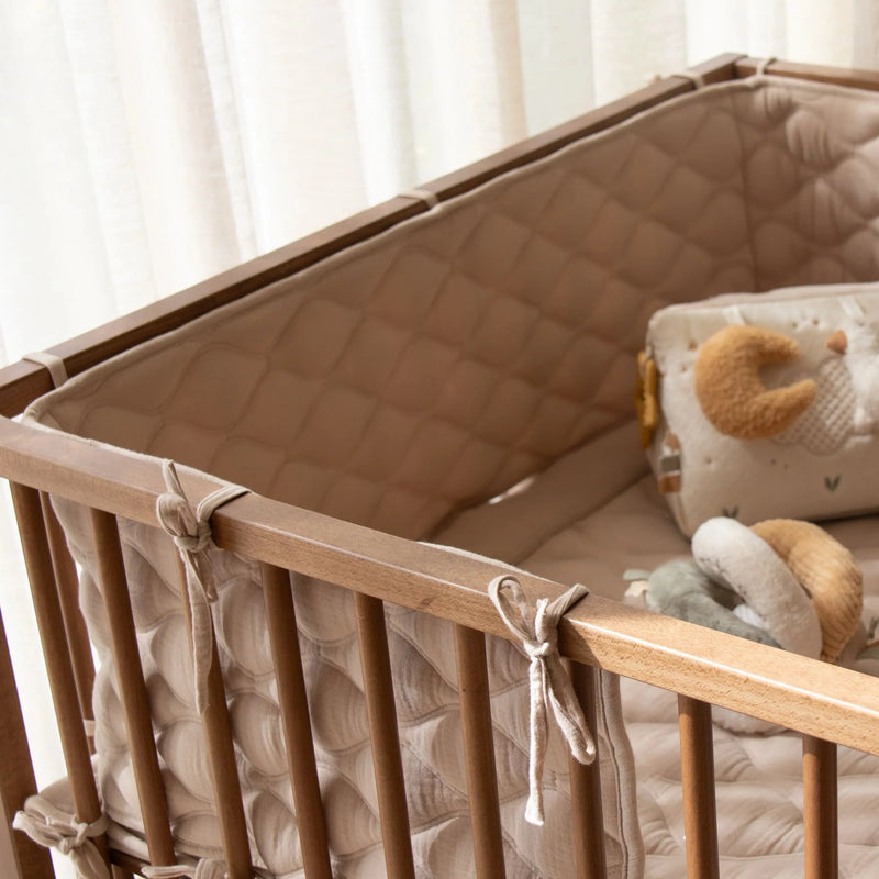 Little Dutch - Playpen Bumper Pure Soft Beige - Swanky Boutique Malta 