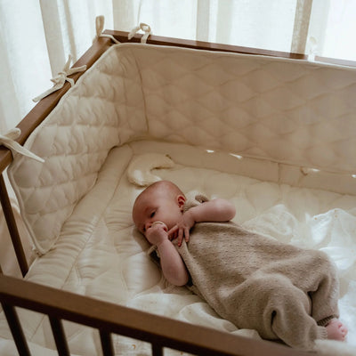 Little Dutch - Playpen Bumper Pure Soft, White - Swanky Boutique Malta 