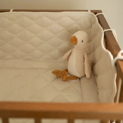 Little Dutch - Playpen Bumper Pure Soft, White - Swanky Boutique Malta 