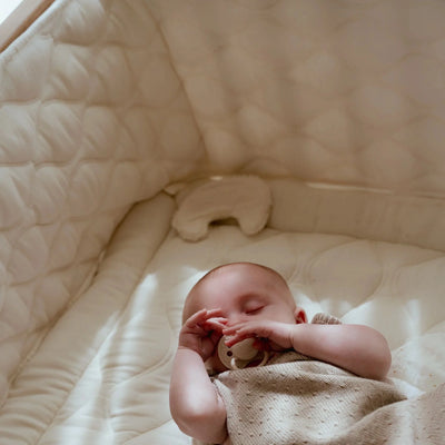 Little Dutch - Playpen Bumper Pure Soft, White - Swanky Boutique Malta 