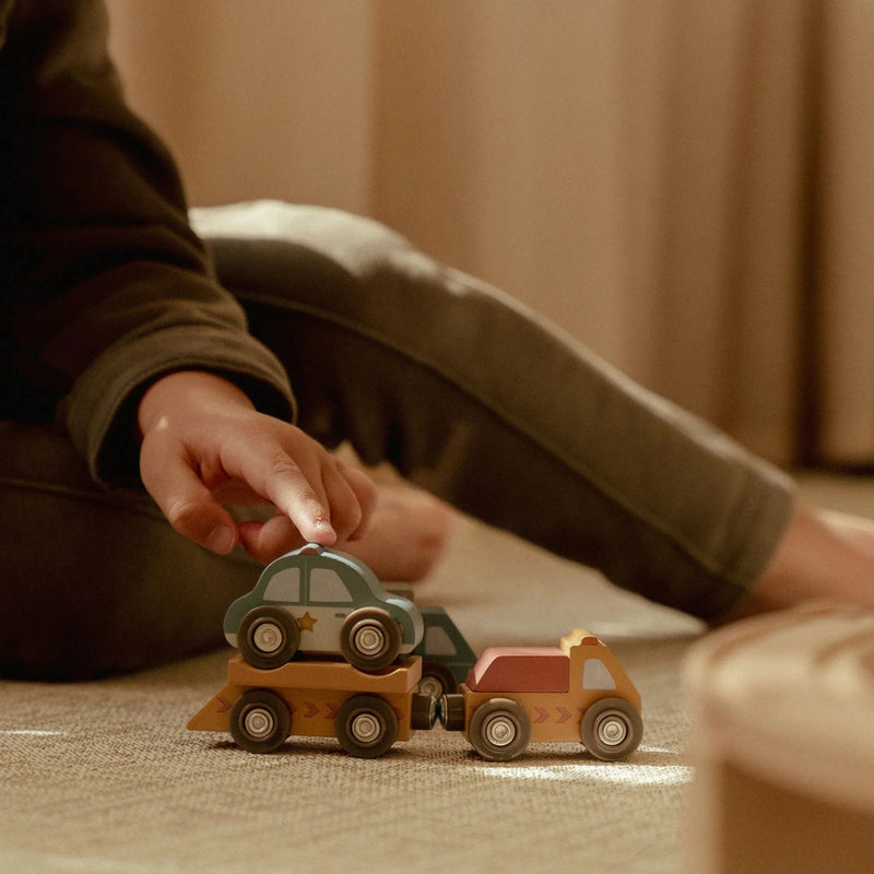 Little Dutch - Railway Train Extension (Little Dutch) - Vehicles Set of 9 (New Version) - Swanky Boutique Malta 