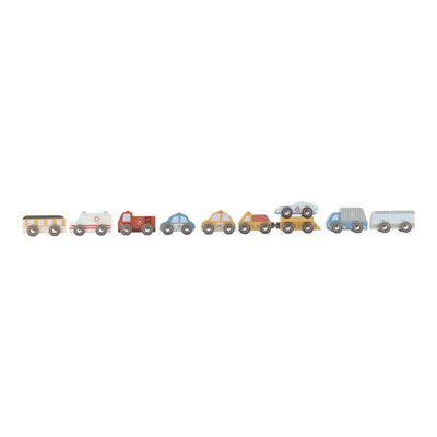 Little Dutch - Railway Train Extension (Little Dutch) - Vehicles Set of 9 (New Version) - Swanky Boutique Malta 