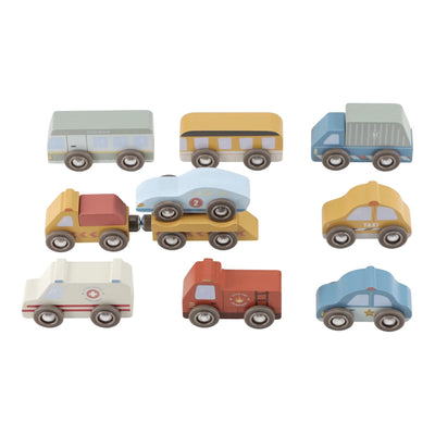 Little Dutch - Railway Train Extension (Little Dutch) - Vehicles Set of 9 (New Version) - Swanky Boutique Malta 