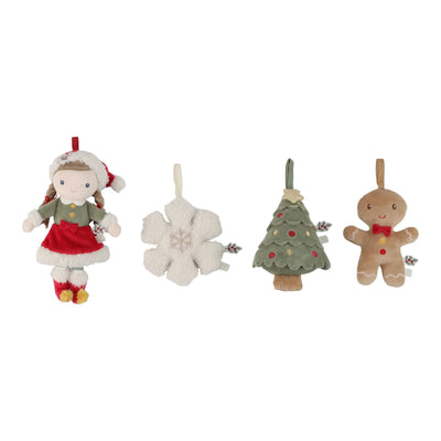 Little Dutch - Rosa, Christmas Hanging Ornaments - Set - Swanky Boutique Malta 