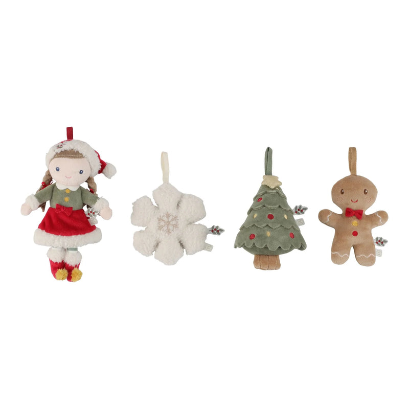 Little Dutch - Rosa, Christmas Hanging Ornaments - Set - Swanky Boutique Malta 
