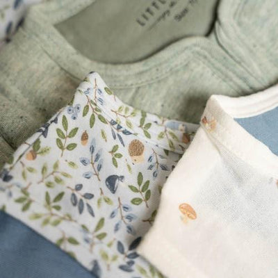 Little Dutch - Sleeping Bag  Forest Friends, Green - Swanky Boutique Malta 