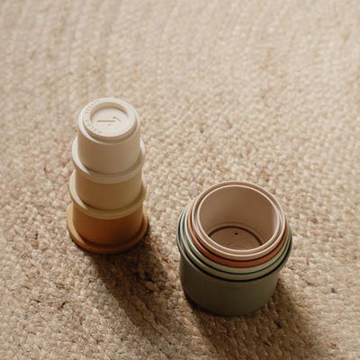 Little Dutch - Stacking Cups - Multicolored - Swanky Boutique Malta 