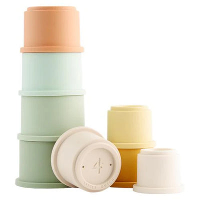 Little Dutch - Stacking Cups - Multicolored - Swanky Boutique Malta 