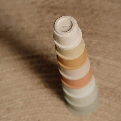 Little Dutch - Stacking Cups - Multicolored - Swanky Boutique Malta 