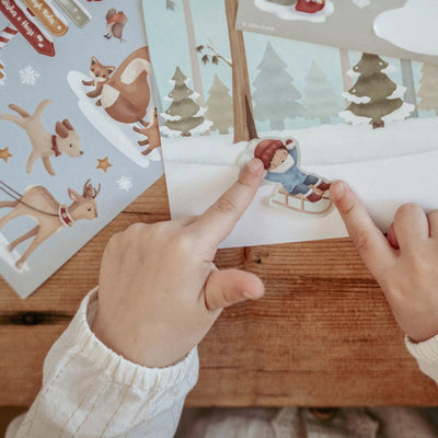 Little Dutch - Sticker Story Set (150+ Stickers + 8 Postcards) - Christmas - Swanky Boutique Malta 