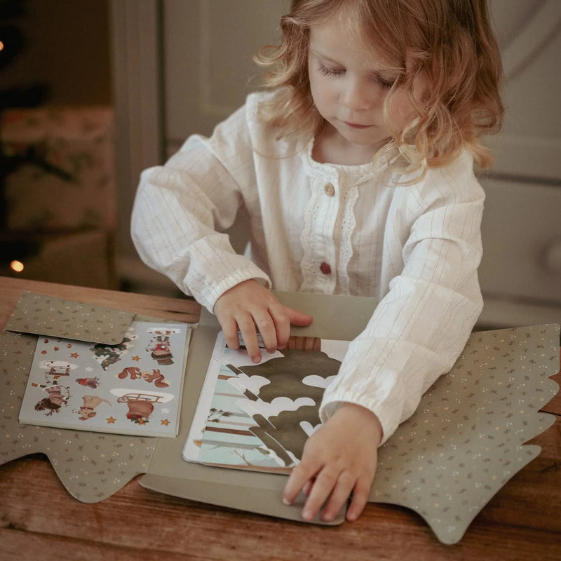 Little Dutch - Sticker Story Set (150+ Stickers + 8 Postcards) - Christmas - Swanky Boutique Malta 