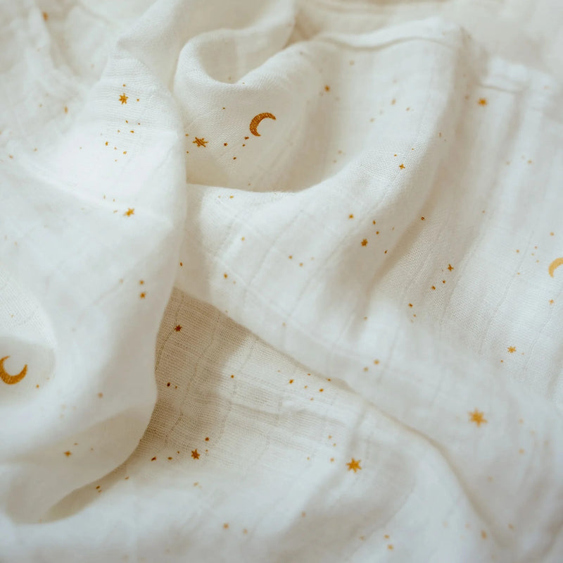 Little Dutch - Swaddle - Beige - Newborn Naturals - Little Goose (70cmx70cm) - Swanky Boutique Malta 