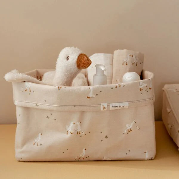Little Dutch - Swaddle - Beige - Newborn Naturals - Little Goose (70cmx70cm) - Swanky Boutique Malta 
