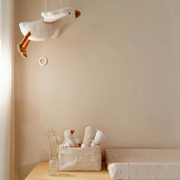 Little Dutch - Swaddle - Beige - Newborn Naturals - Little Goose (70cmx70cm) - Swanky Boutique Malta 