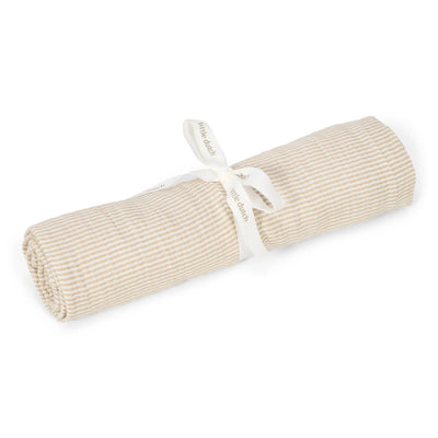 Little Dutch - Swaddle Muslin Soft Beige (120x120cm) - Swanky Boutique Malta 