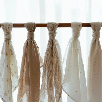 Little Dutch - Swaddle Muslin Soft Beige (120x120cm) - Swanky Boutique Malta 