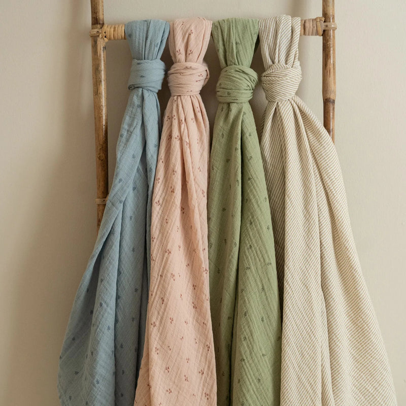 Little Dutch - Swaddle Muslin Soft Beige (120x120cm) - Swanky Boutique Malta 