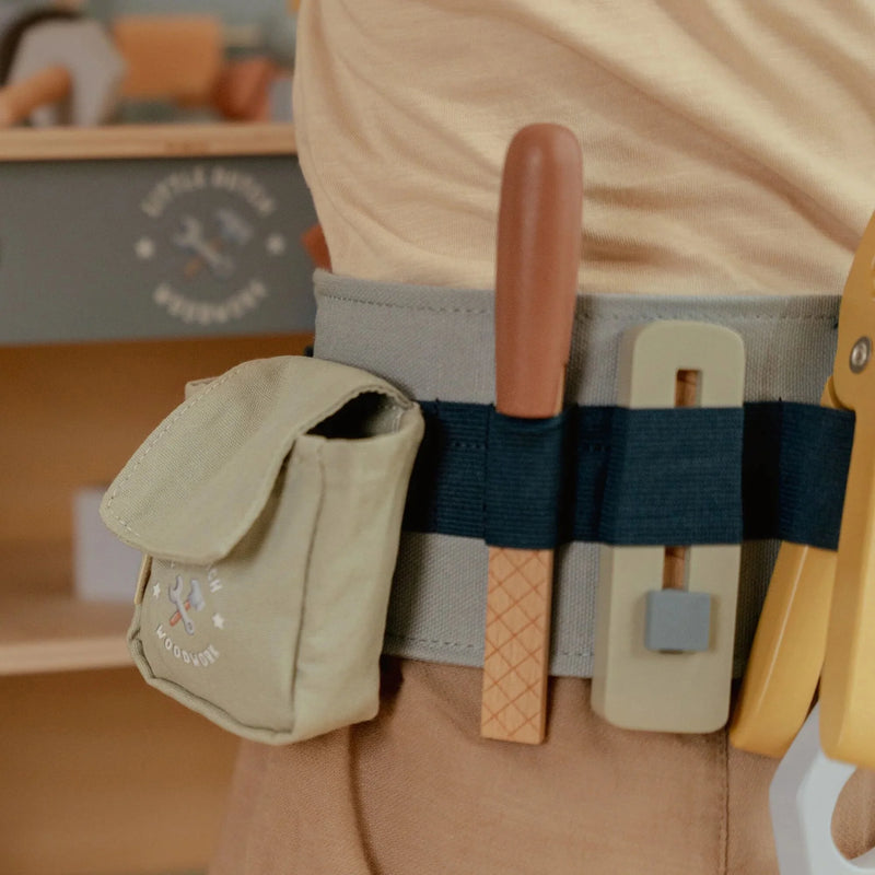 Little Dutch - Tool Belt - Blue (New Version) - Swanky Boutique Malta